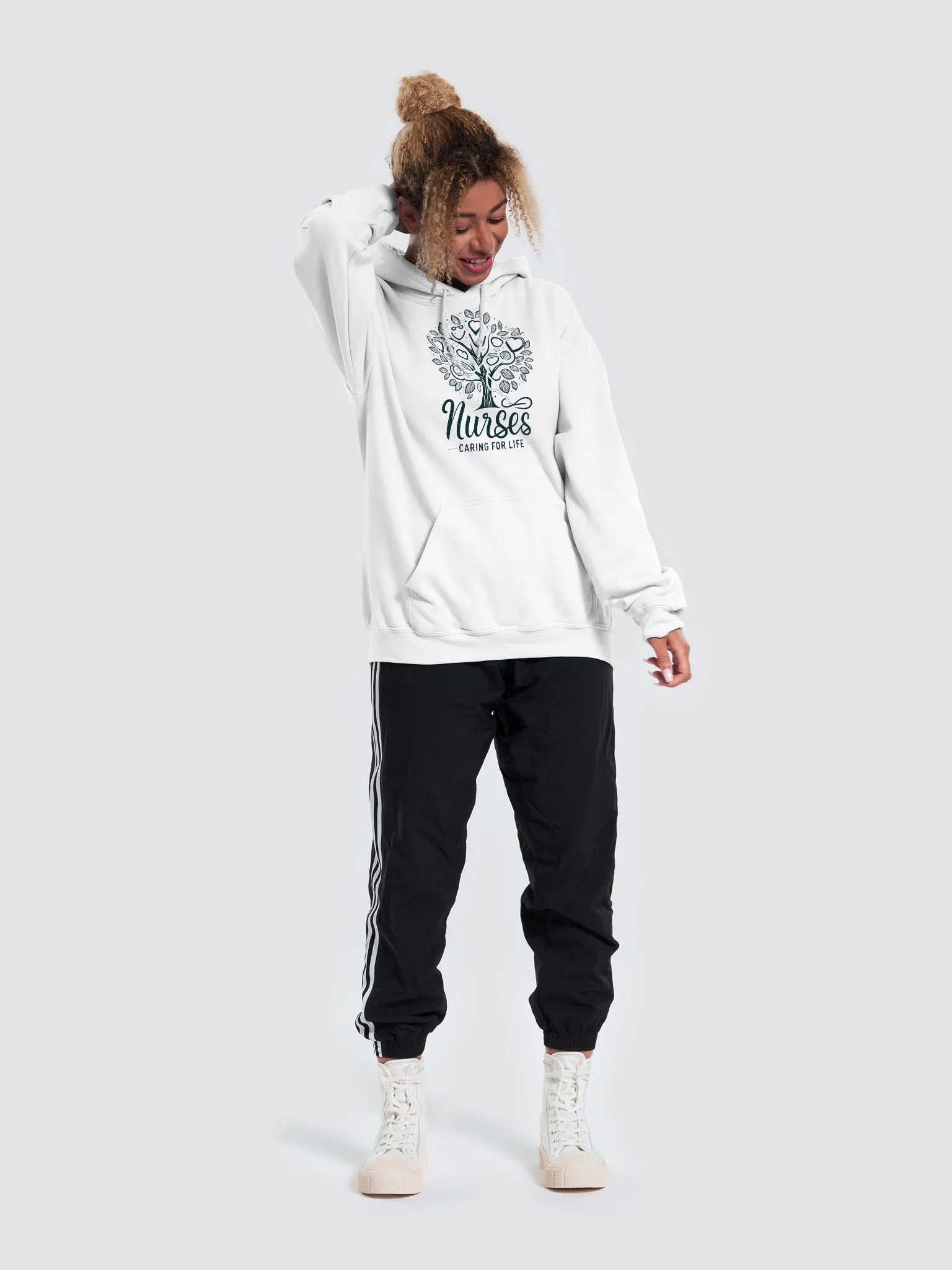 Nurse's Care Tree Medical Hoodie product image (36)
