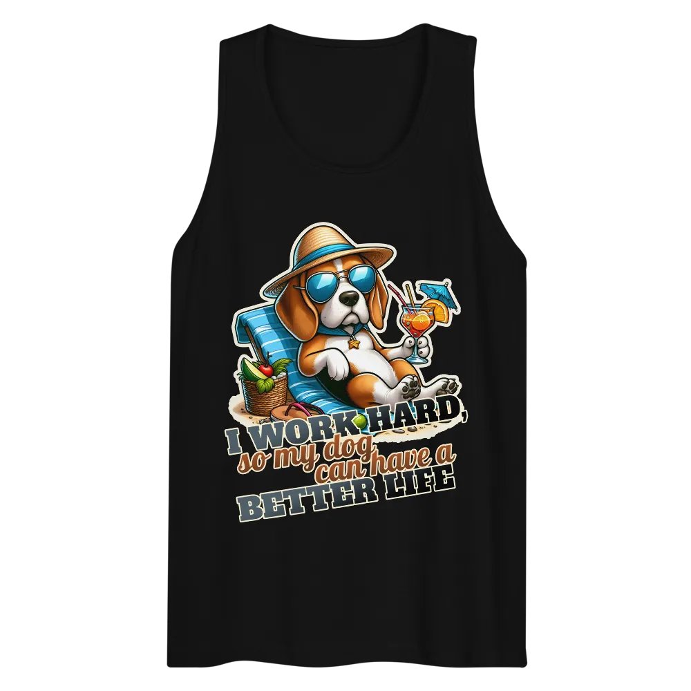 Work Hard - Beagle Beach - Tank Top product image (24)