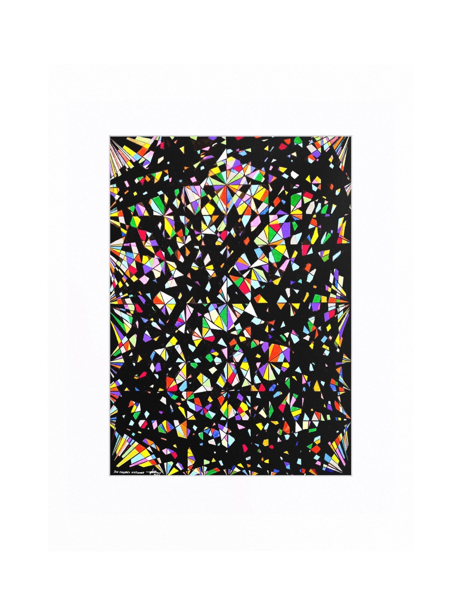 The Crystals Network (Unframed) product image (1)