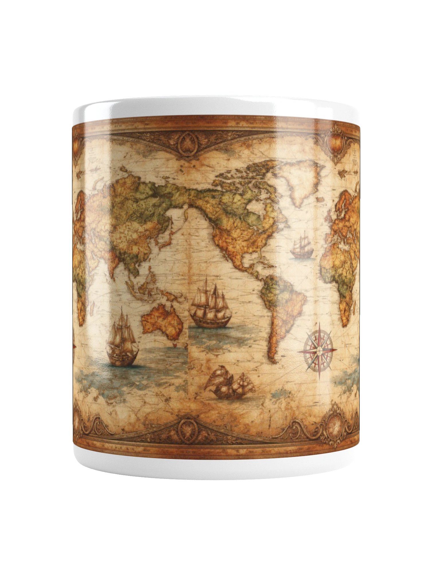 Ancient World Map Mug product image (16)