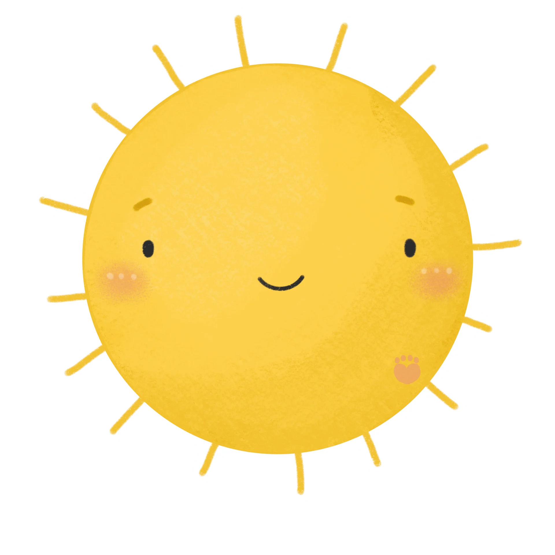 Cheerful Sun Sticker product image (1)