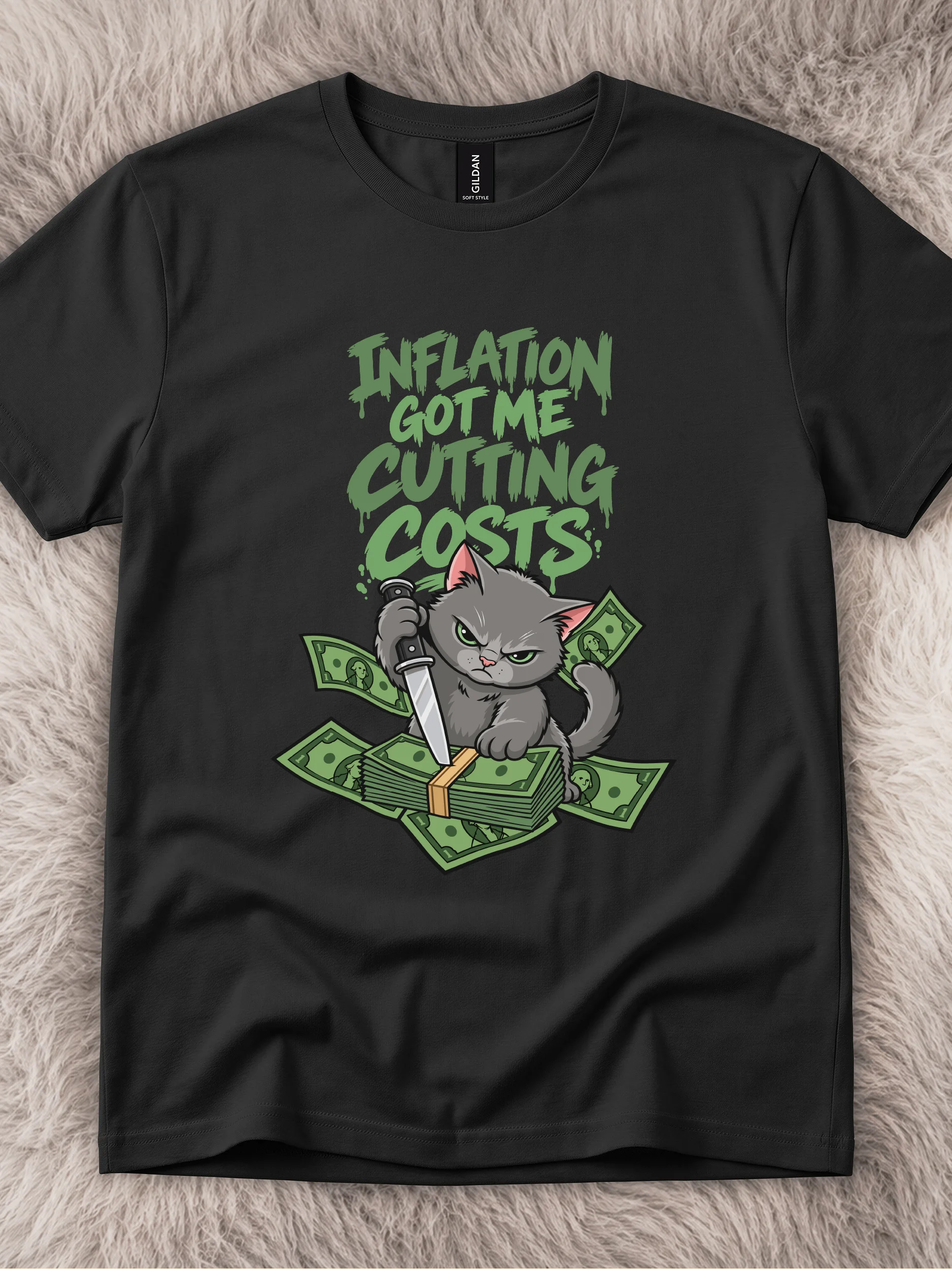 Inflation Got Me Cutting Costs Tee product image (41)