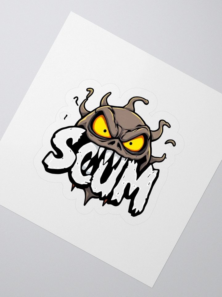 Scum in The Sun kiss cut sticker product image (2)