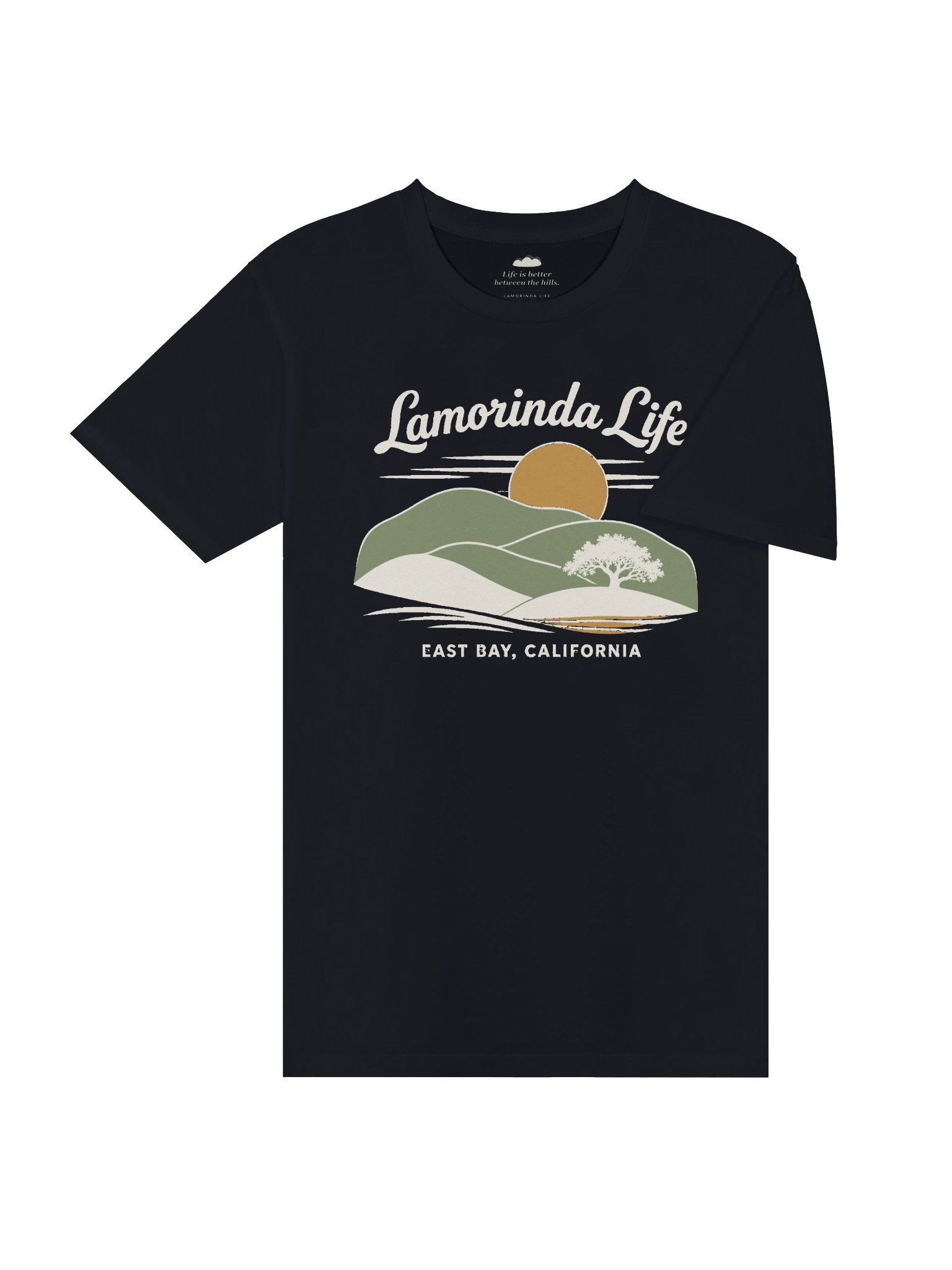 Lamorinda Life Rolling Hills T-Shirt | Dark Colors product image (4)