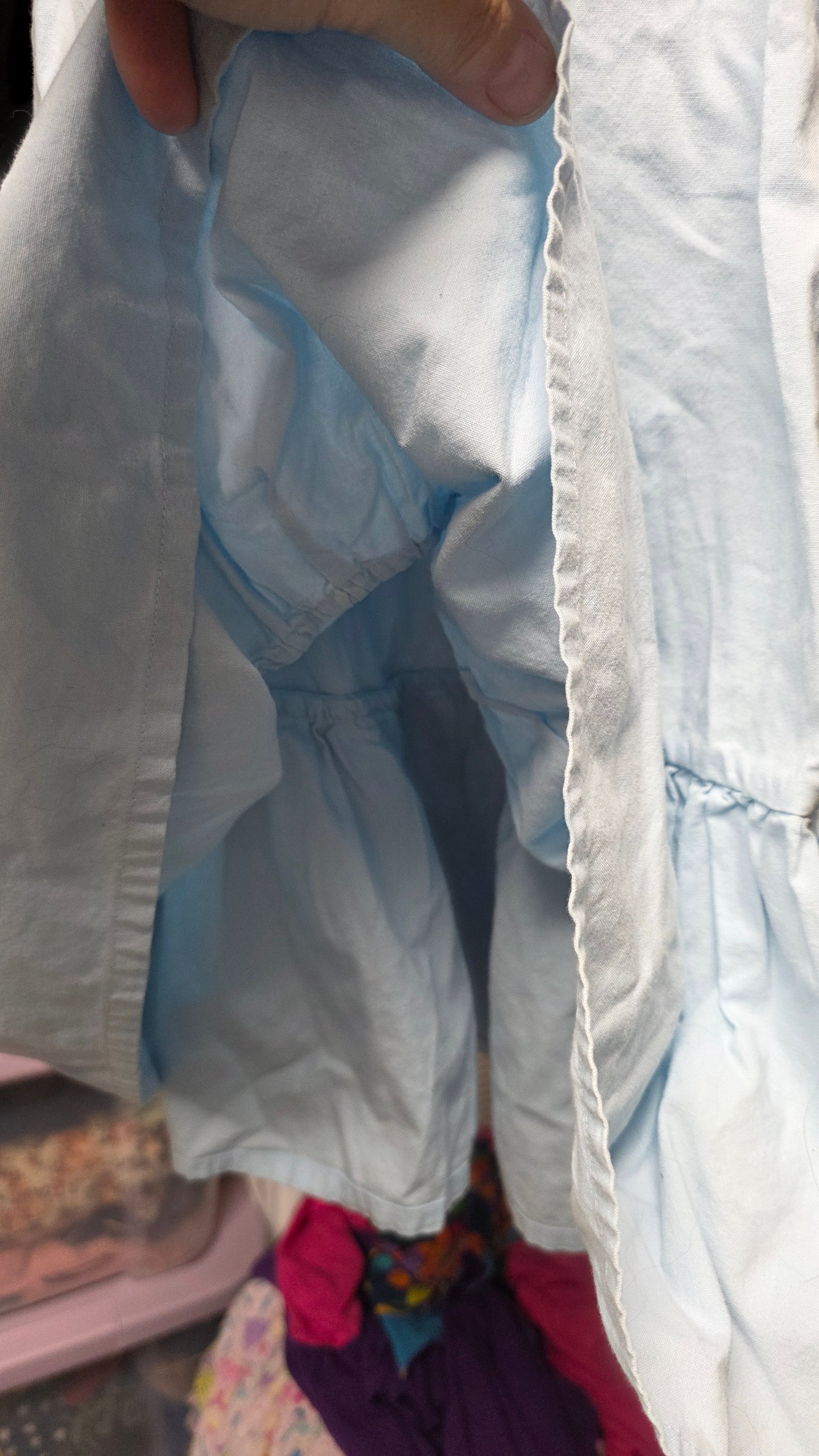 HANDMADE - Size 4 - USED - Blue peasant dress product image (3)