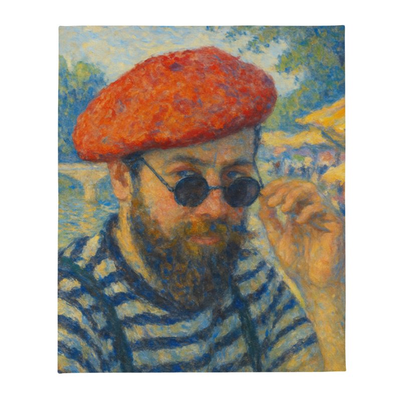 The Frenchman - BLANKET (Multiple Sizes) product image (1)