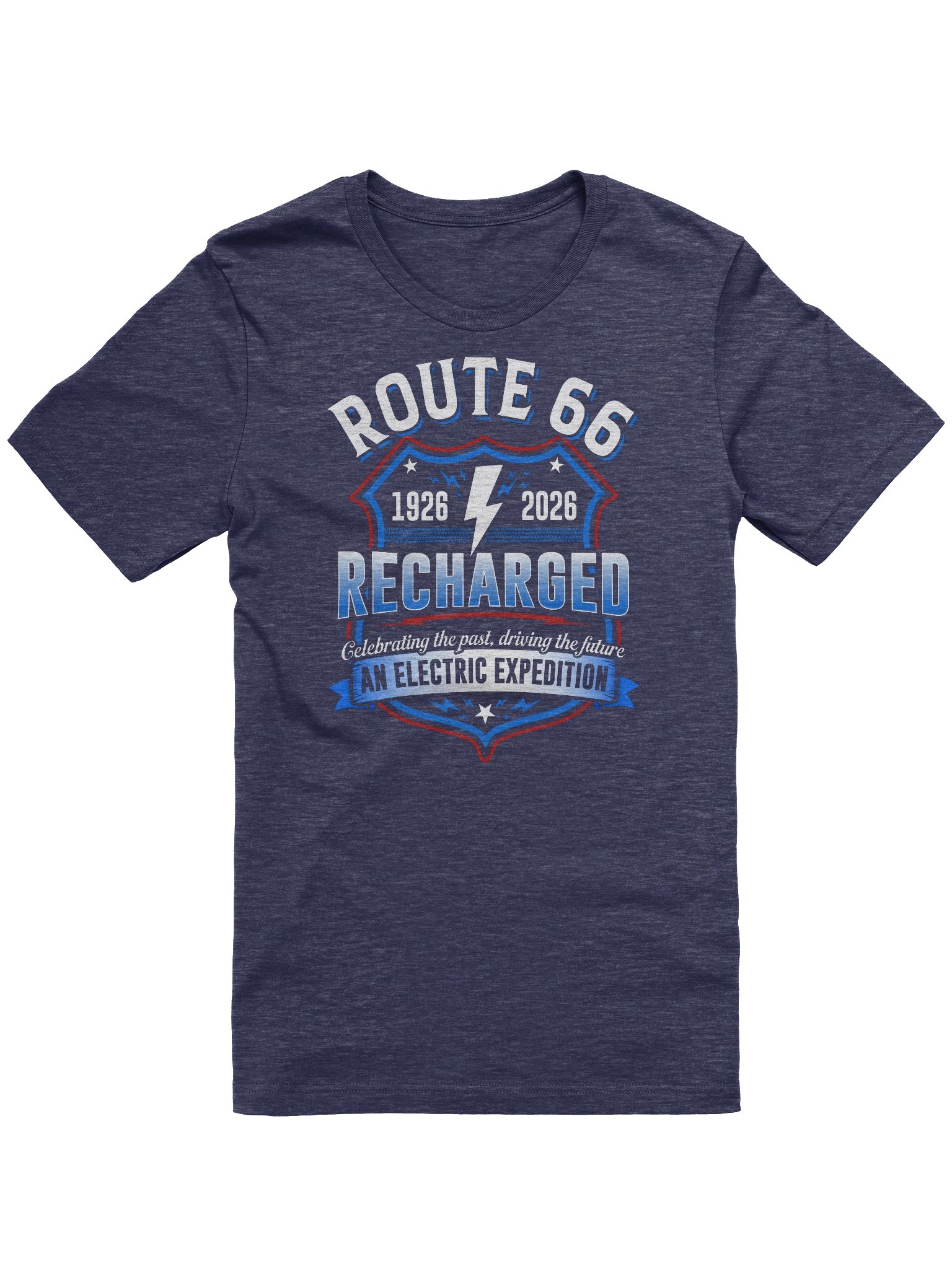 Route 66 Recharged Celebrating & Charging Red, White, & Blue (Unisex) product image (7)