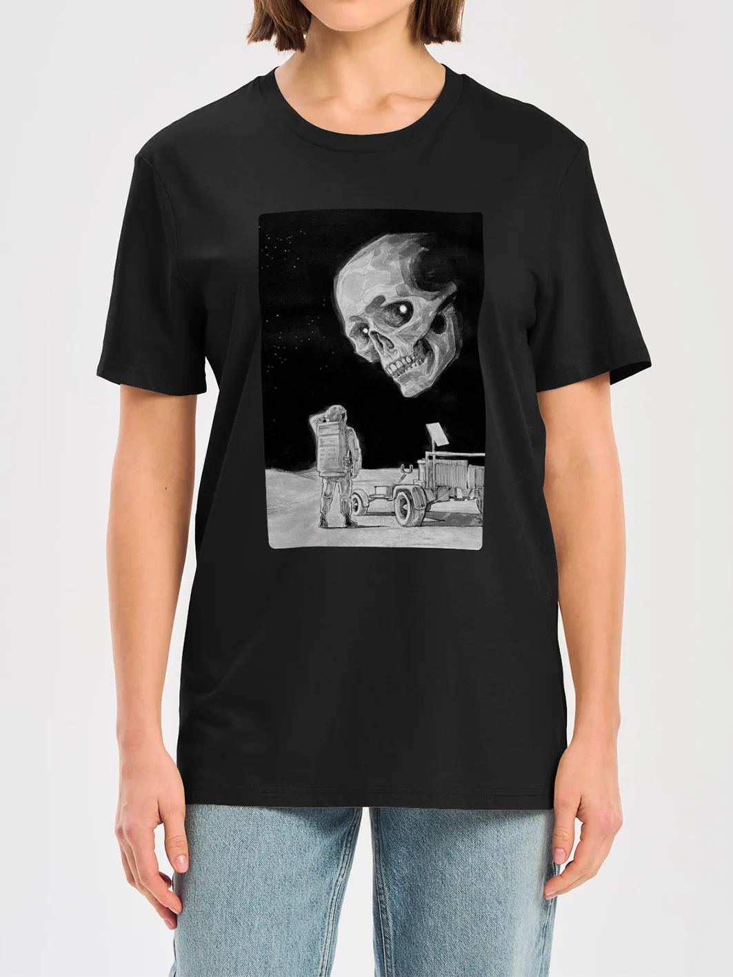"The Void Gazes Back" Unisex T-Shirt product image (3)