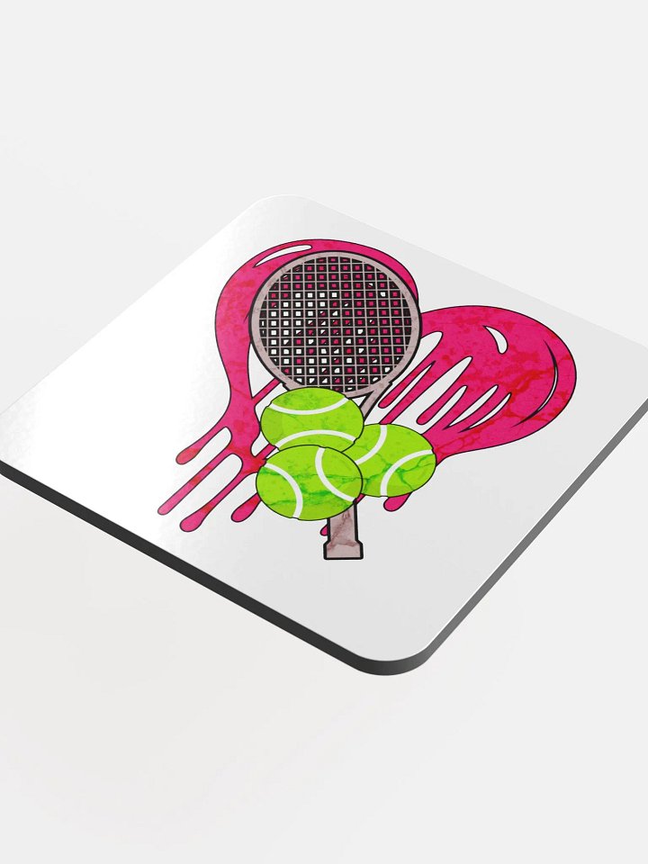 Heart Tennis Artistic Love Coaster Set product image (1)