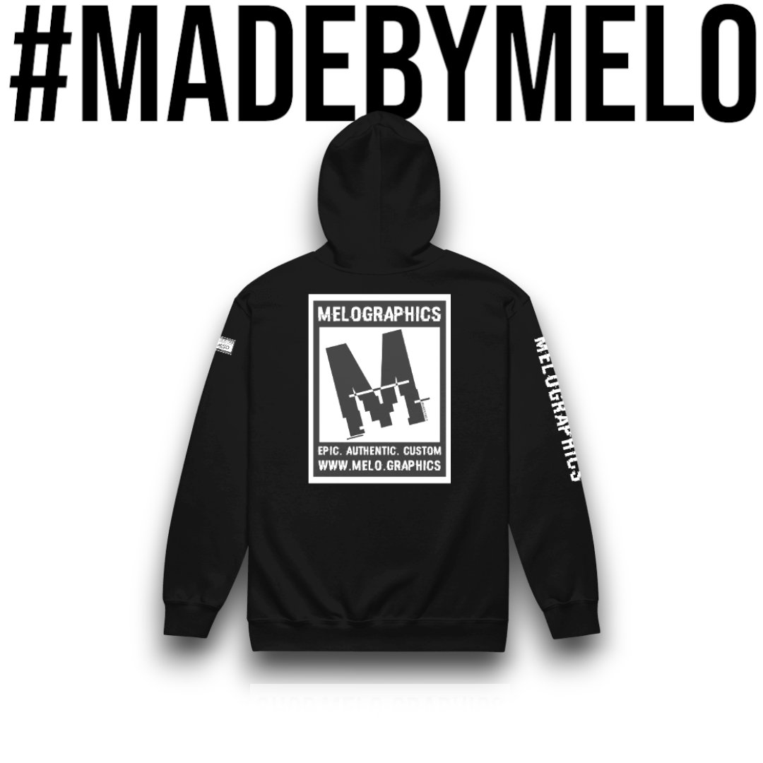 MELOGRAPHICS - Classic Zip Hoodie | #MadeByMELO product image (9)
