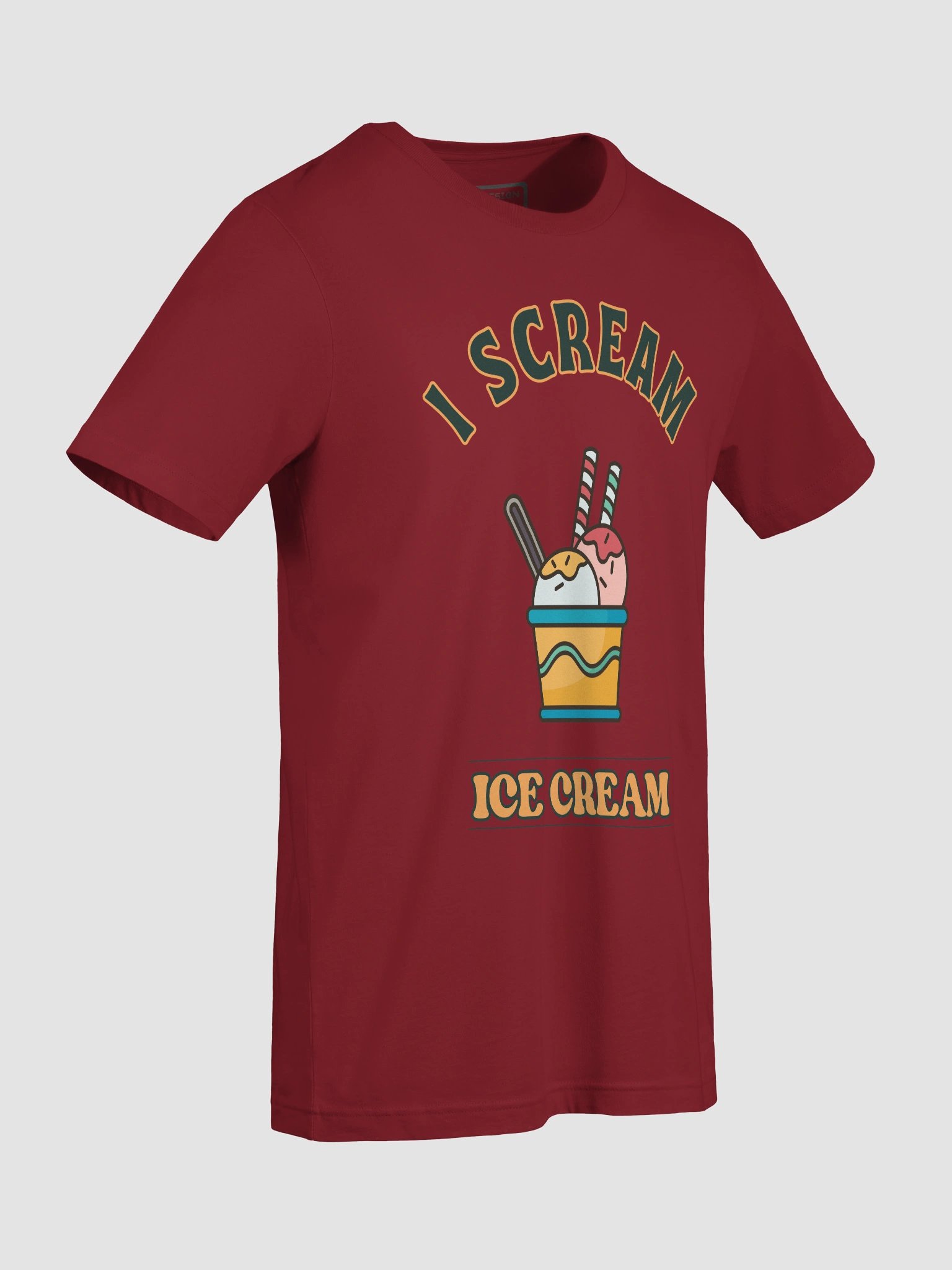 I Scream Ice Cream T-Shirt - Scoops in Cup product image (9)