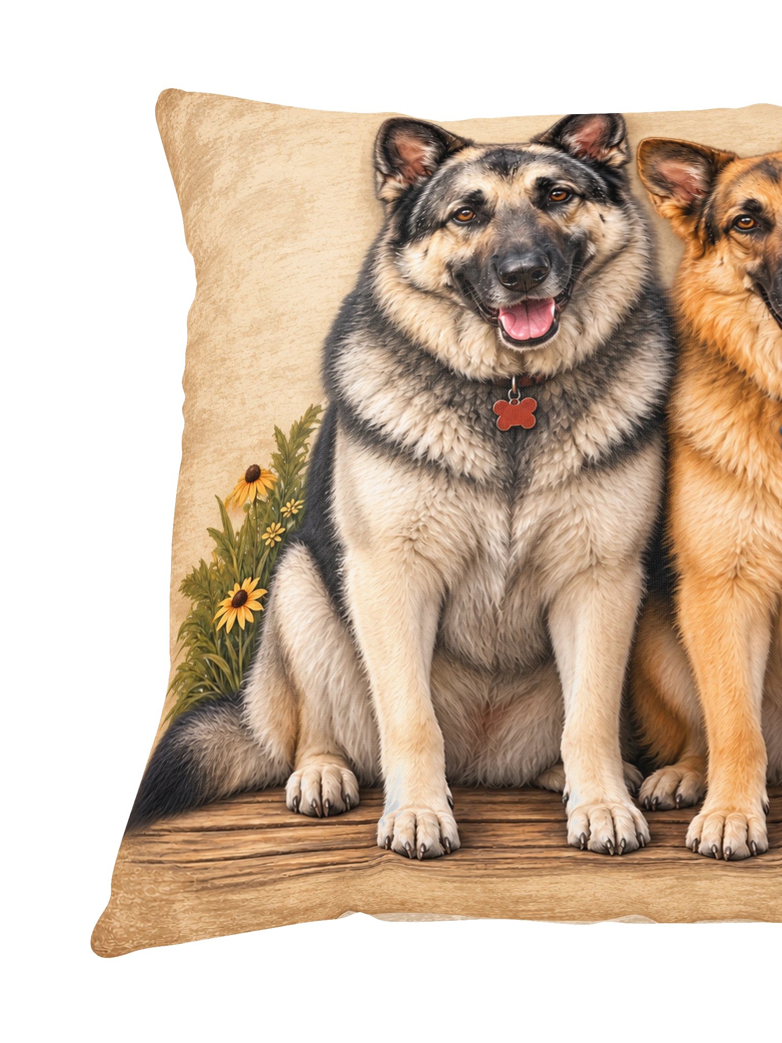 Home With Boone & Bear — Cozy Throw Pillow product image (5)