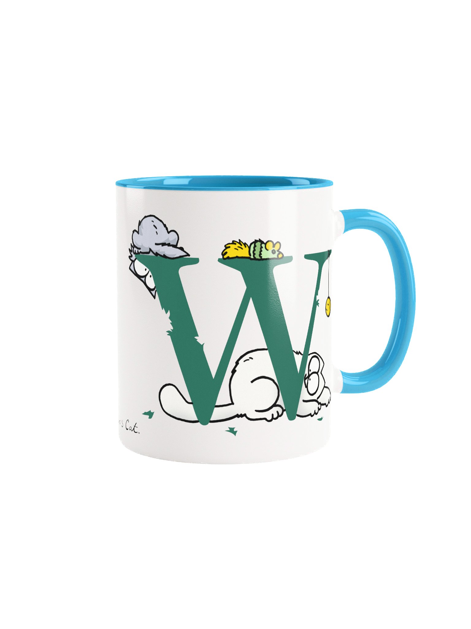 Cat Monogram Mug - W product image (2)