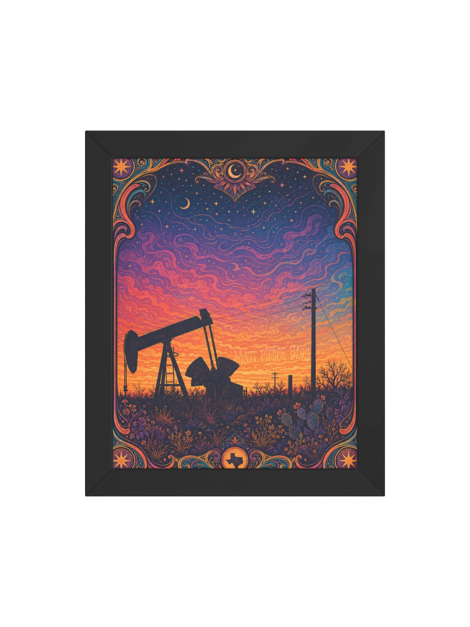 Big Spring Oilfield — Original Wall Art by Matt Pierce product image (12)
