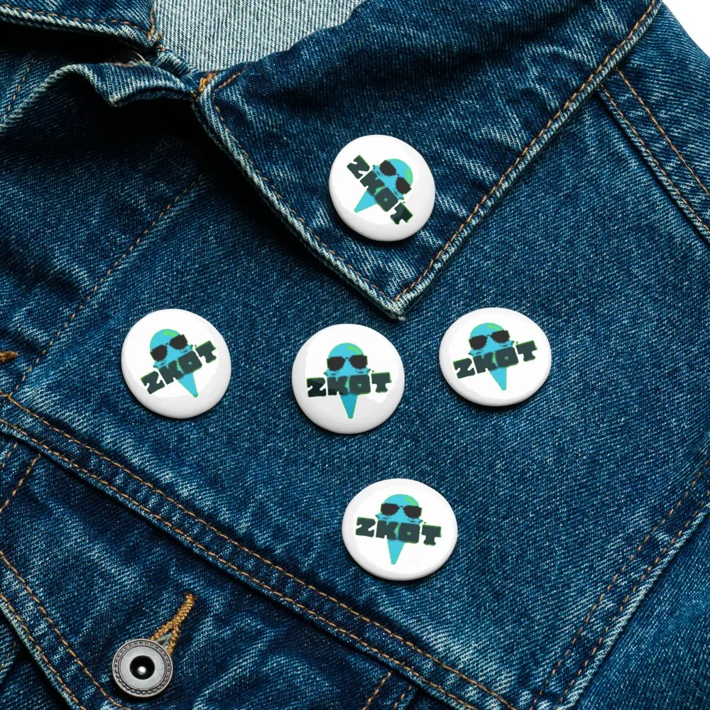ZKOT Pin Buttons Set of 5 - Show Your Support with Style - Accessories product image (7)