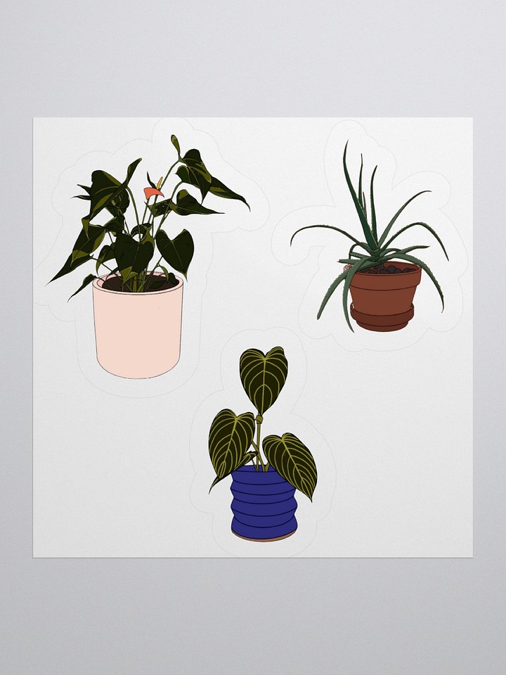 potted plants sticker sheet product image (1)