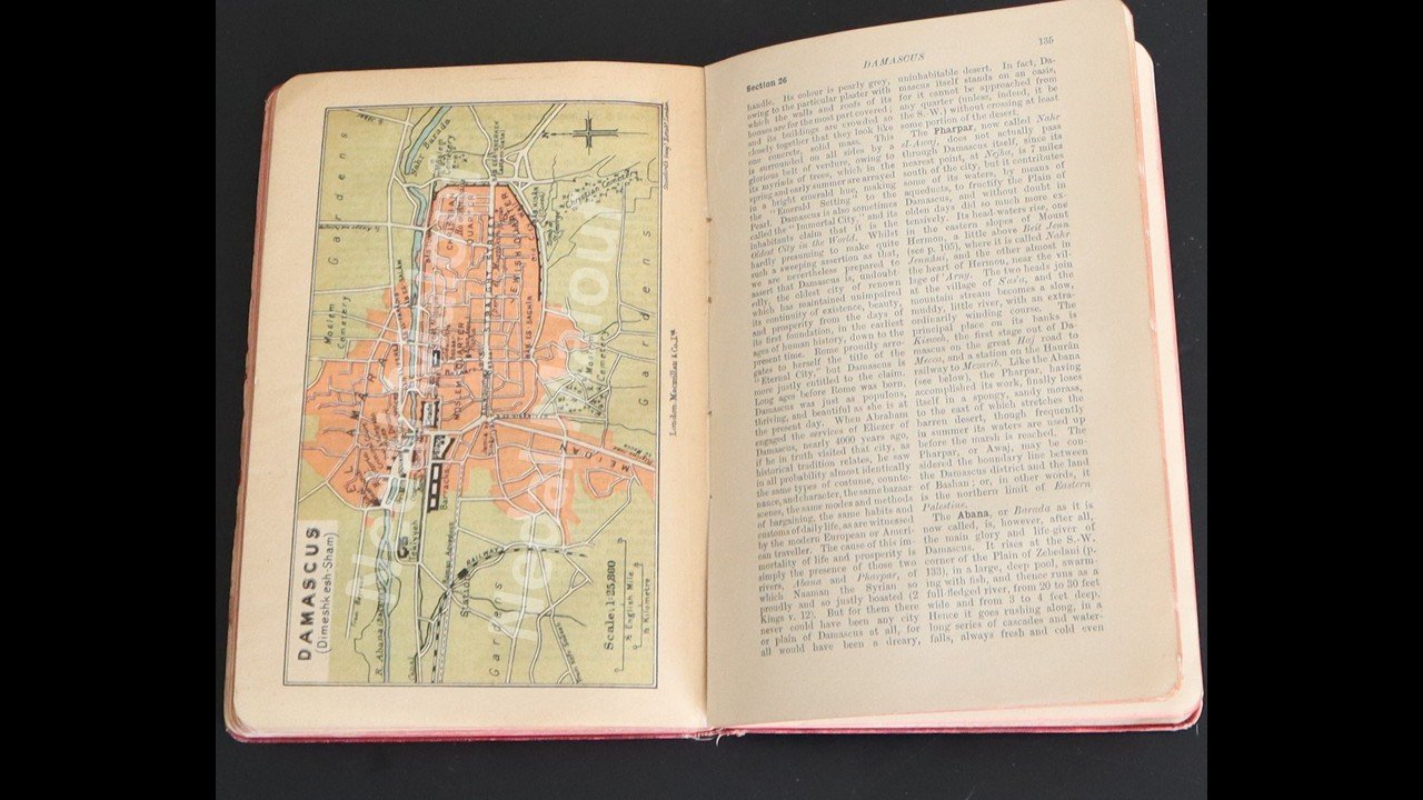 دليل فلسطين وسوريا 1912 باللغة الانكليزية product image (8)