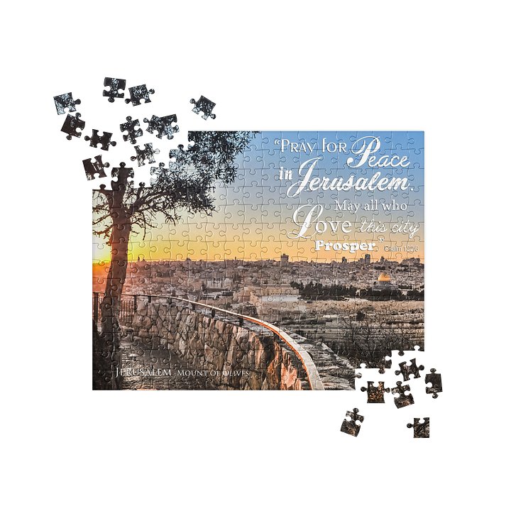 PRAY FOR PEACE IN JERUSALEM Jigsaw Puzzle product image (1)