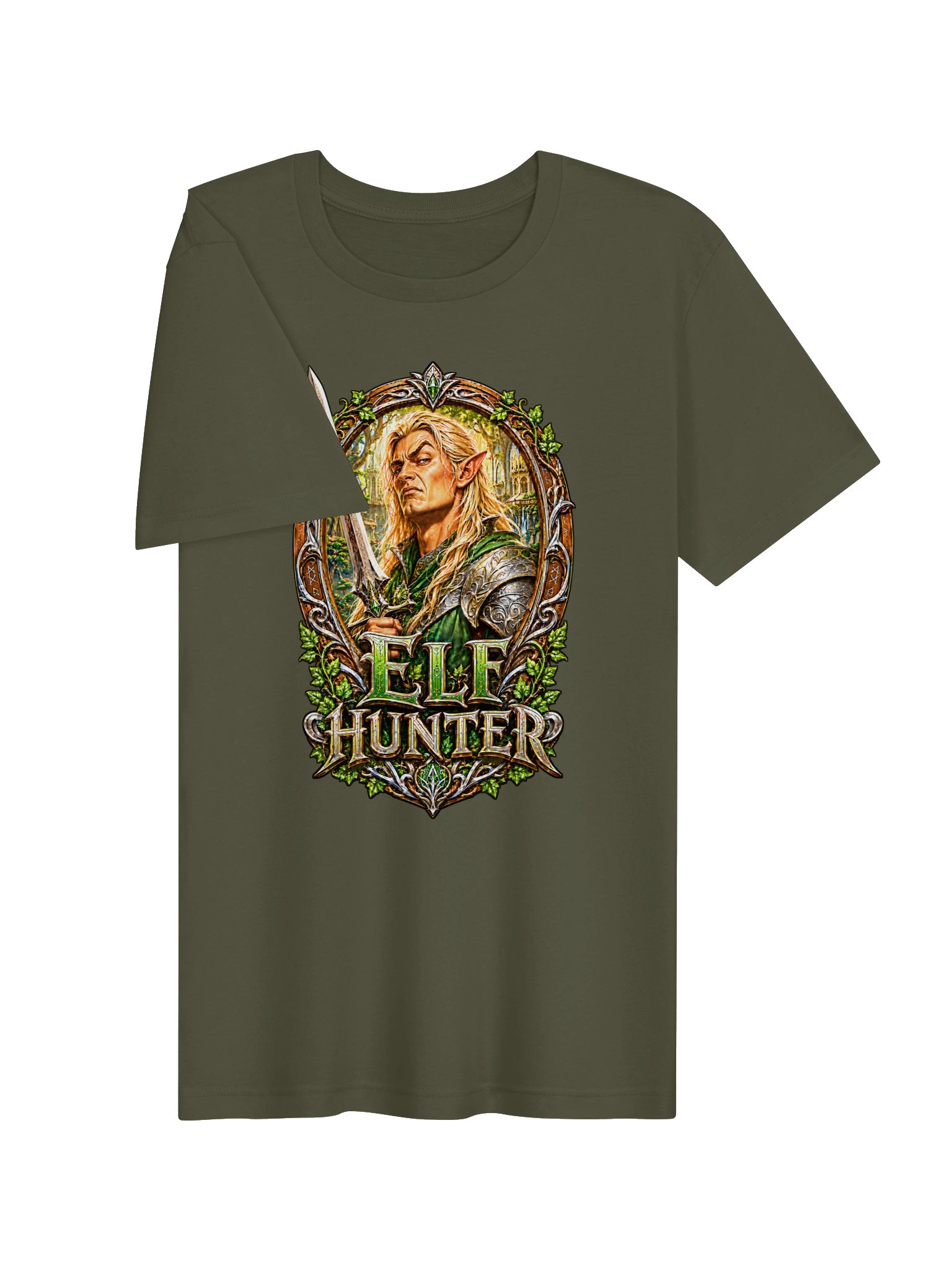 ELF HUNTER: How Dare You | Fantasy RPG T-Shirt product image (3)