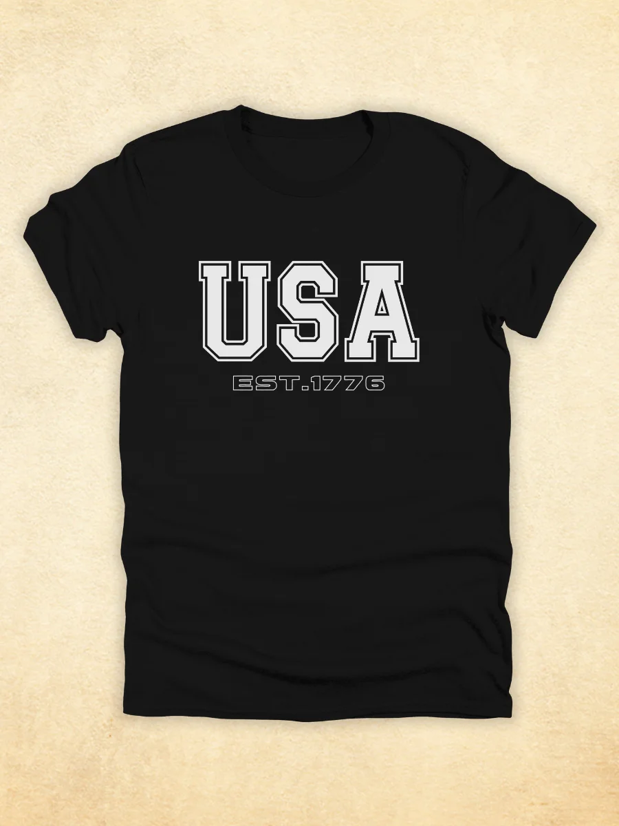 USA Tee For Women | Patriotic 1776 T-Shirt product image (2)