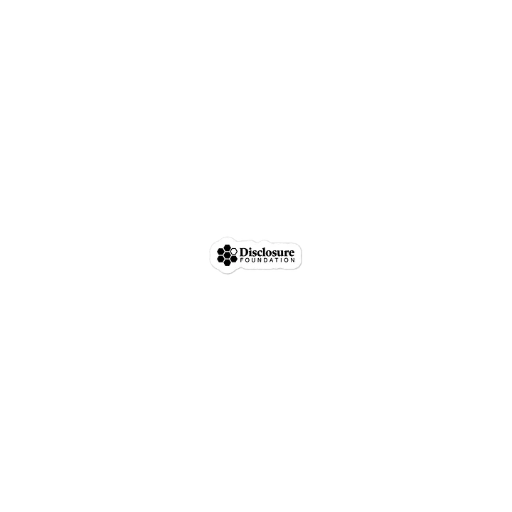 Minimal Black Die-Cut Sticker product image (2)