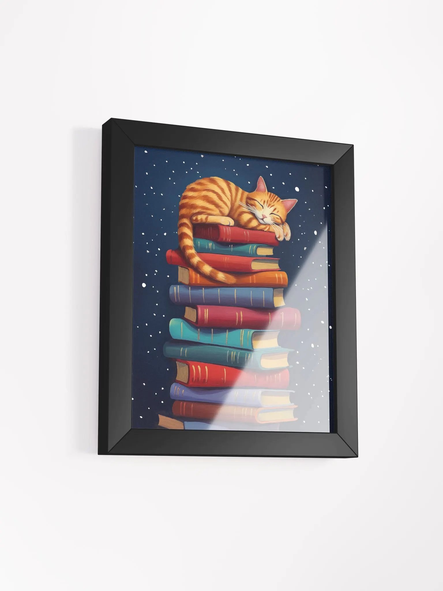 Things I Love - Cats & Books Studio Framed Print product image (2)