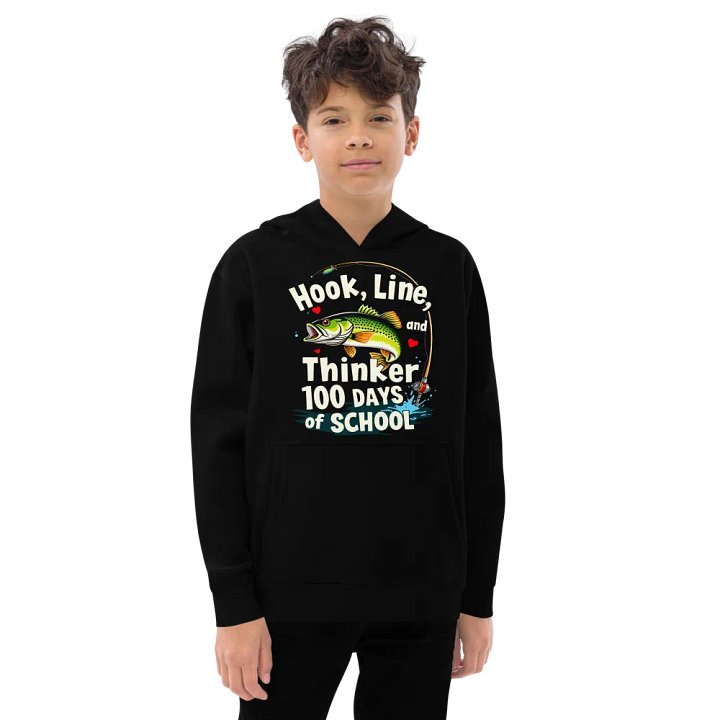 Hook, Line, Thinker 100 Days of School Youth Pullover product image (1)
