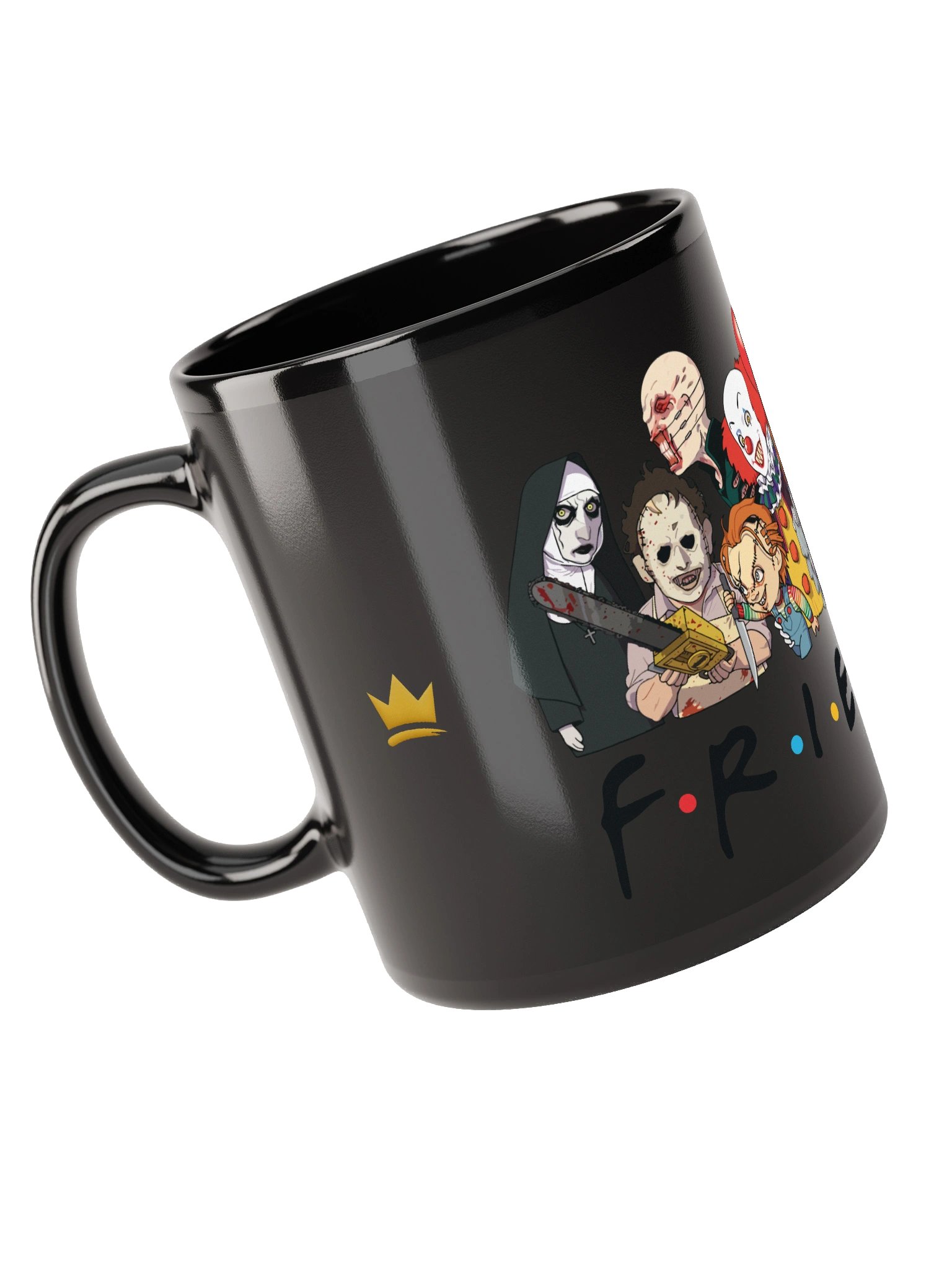 Ceramic Mug – "Horror Icons Fiesta" Modern Graphic Coffee Mug for Daily Use product image (3)