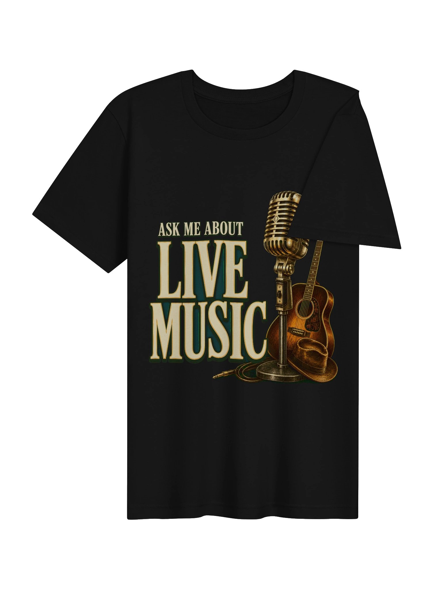 Ask Me About Live Music Tee product image (25)
