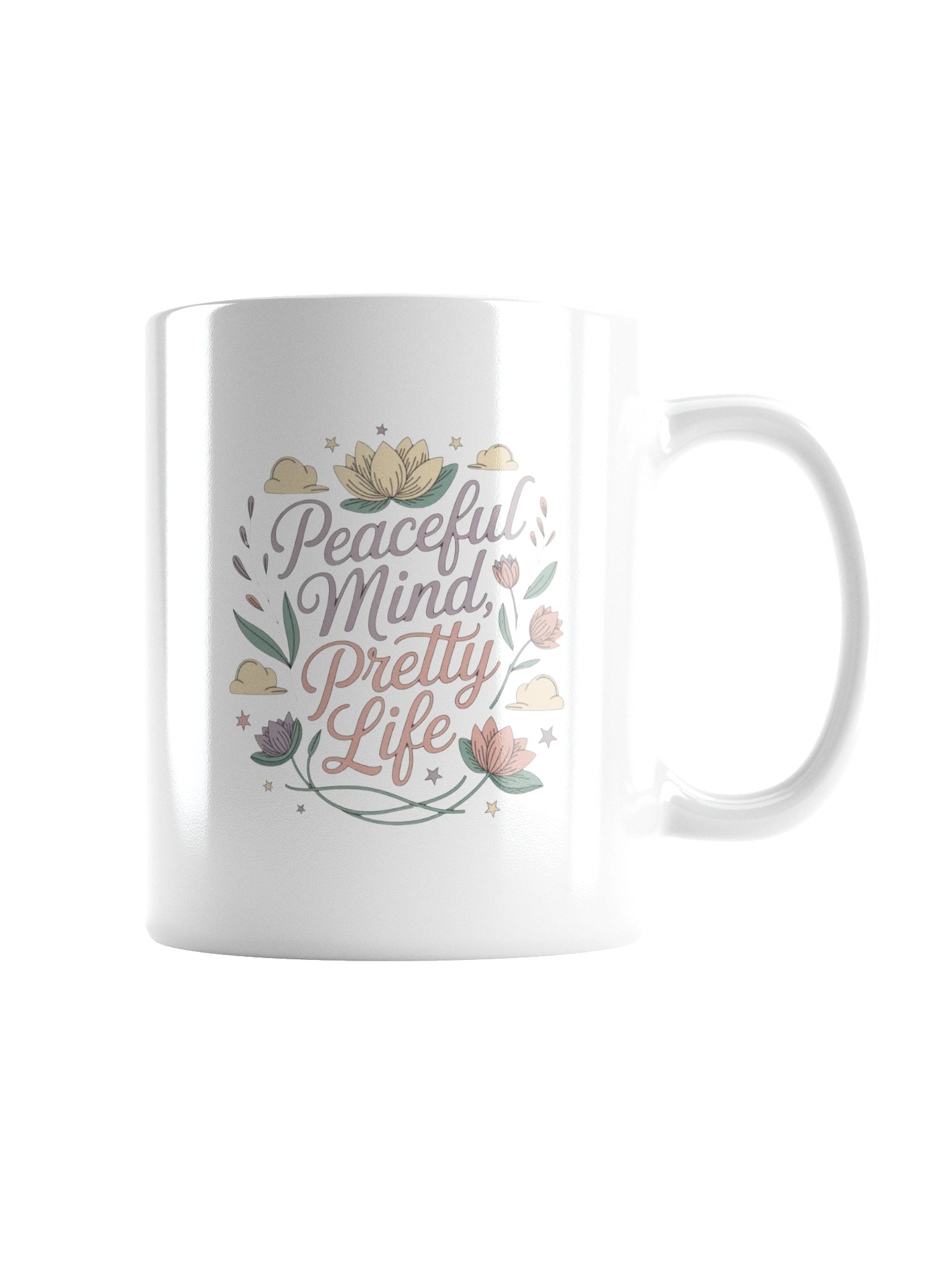 Peaceful Mind Pretty Life Coffee Mug product image (3)