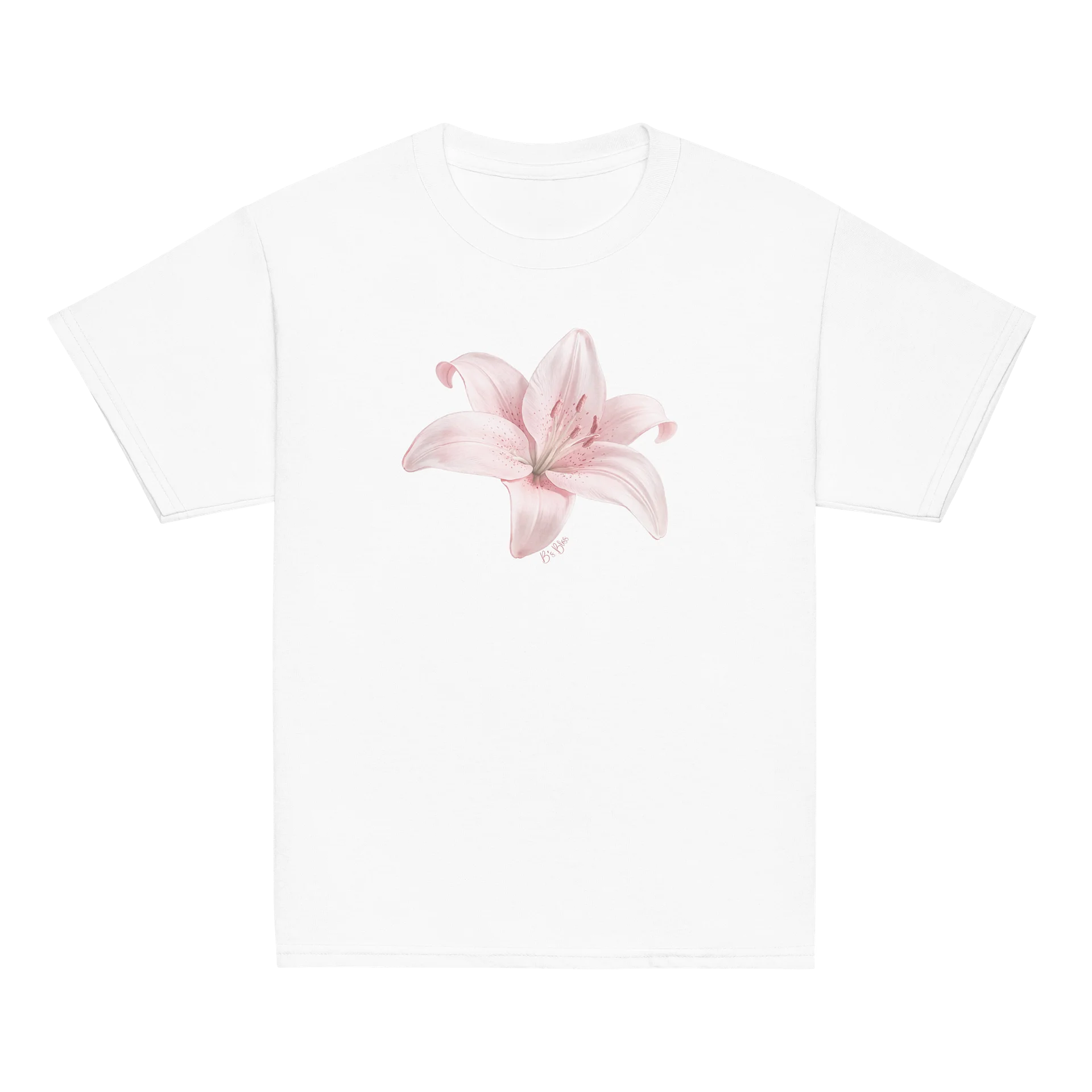 Pink Lily Baby Tee product image (1)