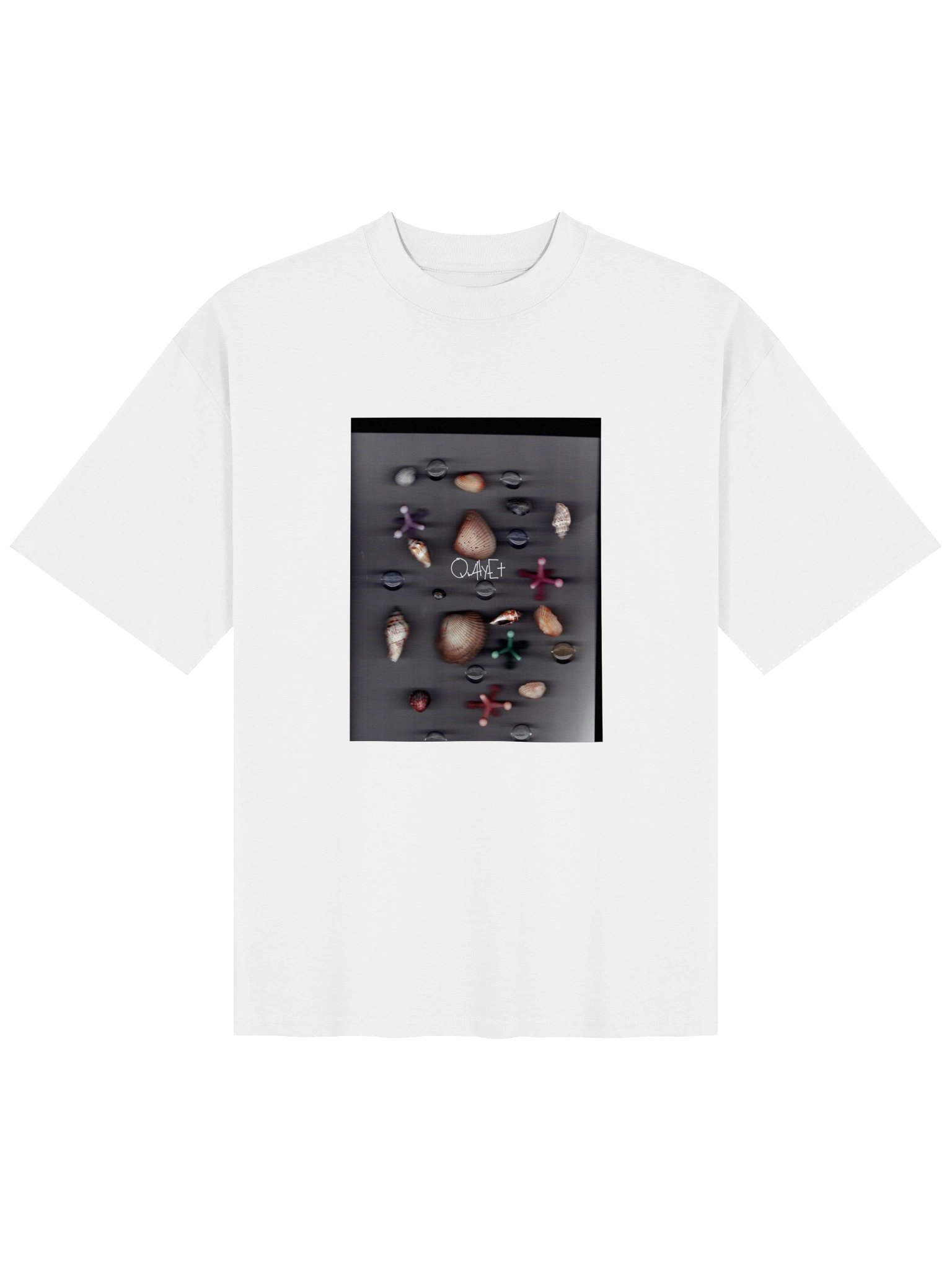 QWHYET Shellscape Shifted Oversized Tee product image (1)