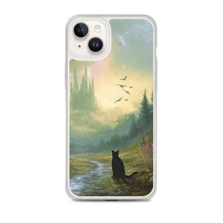 Once-Upon-a Time Mystical Cat Castle iPhone® Case product image (1)