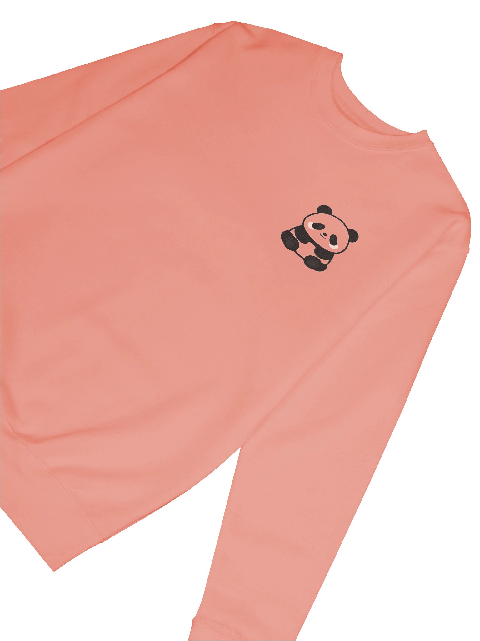 Kawaii Panda Graphic Sweatshirt – Peach product image (6)