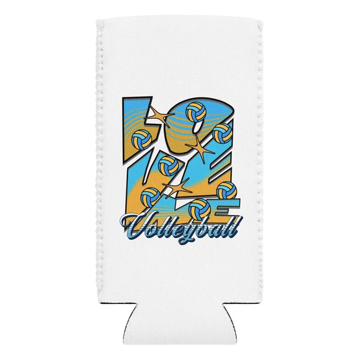 Love Me Volleyball Coozie Can Cooler product image (2)