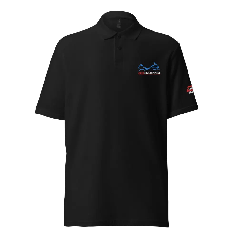 DCT Shadow Wing Polo Shirt Black/Blue product image (1)