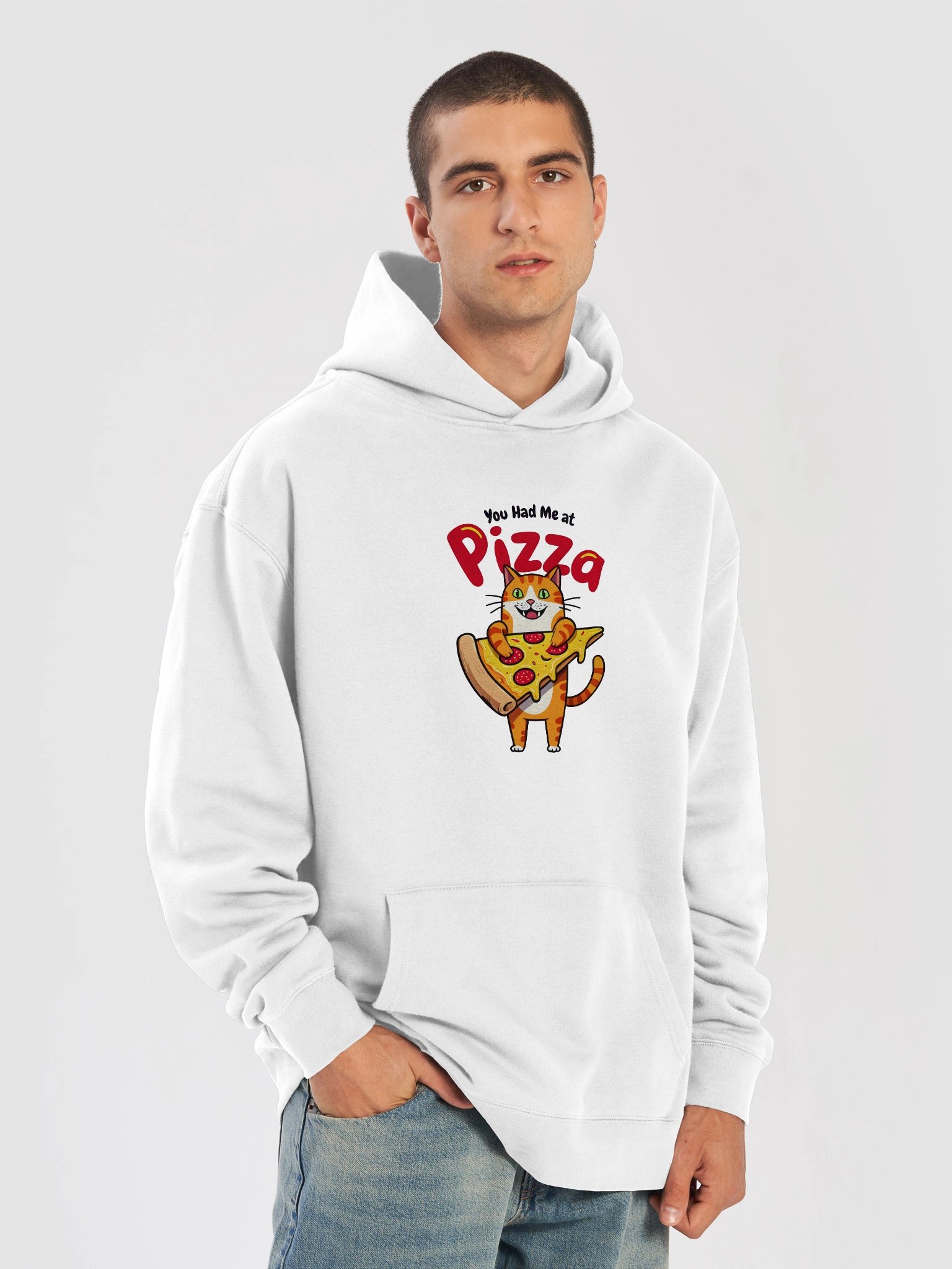 Pizza Cat Oversized Hoodie product image (19)