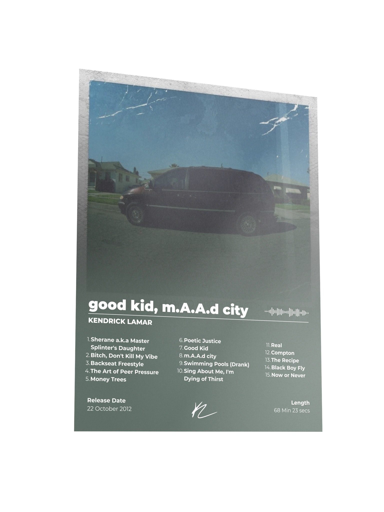 Kendrick Lamar GKMC Poster product image (5)