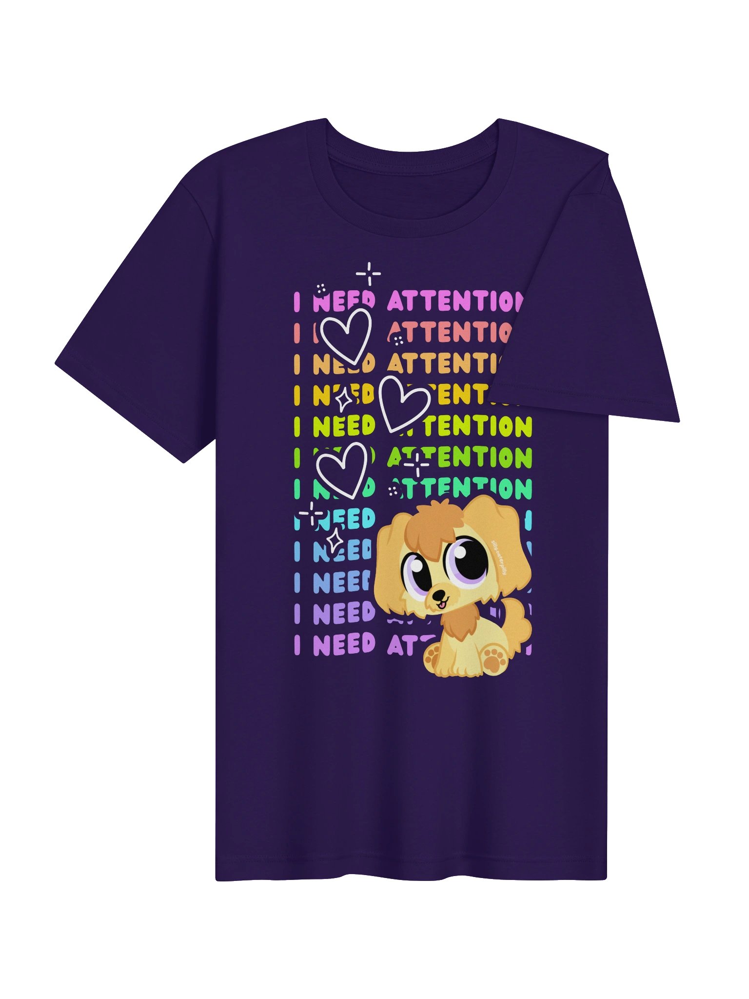 I NEED ATTENTION Tee product image (4)
