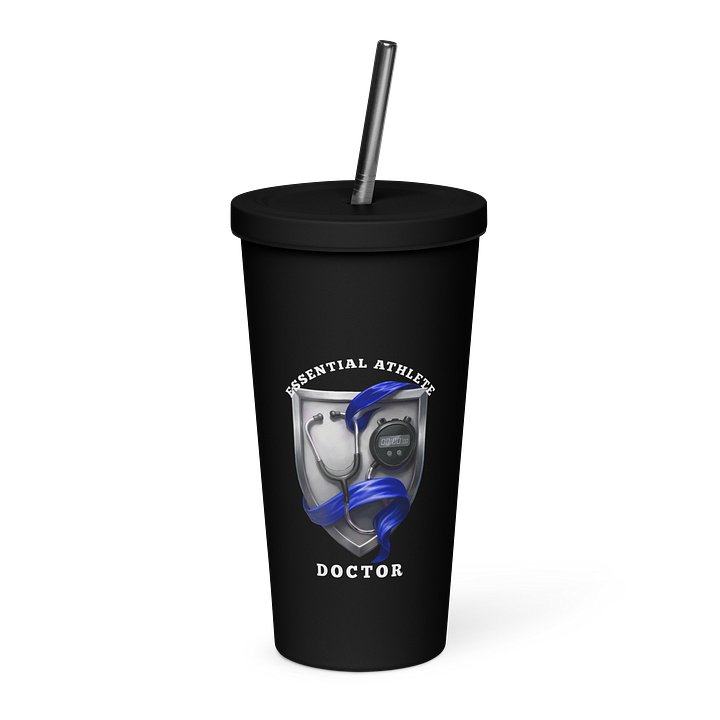 Shield Series: Doctor Edition White Tumbler Straw product image (1)