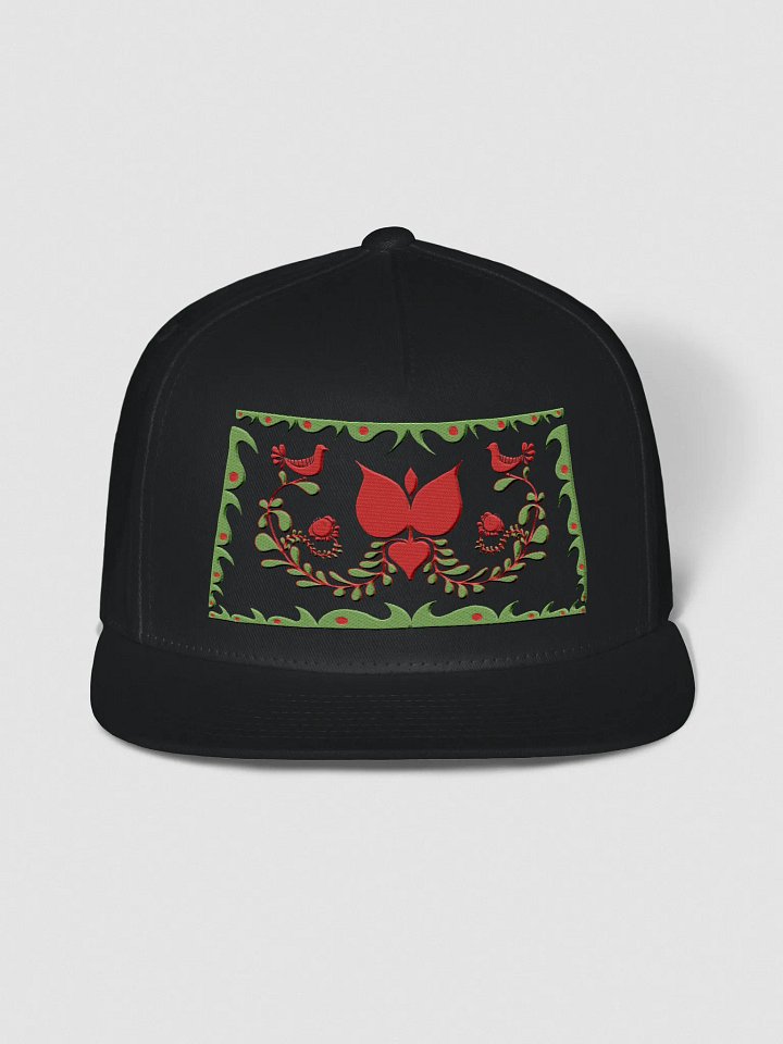 Hungarian Floral Aviary Snapback Cap product image (1)