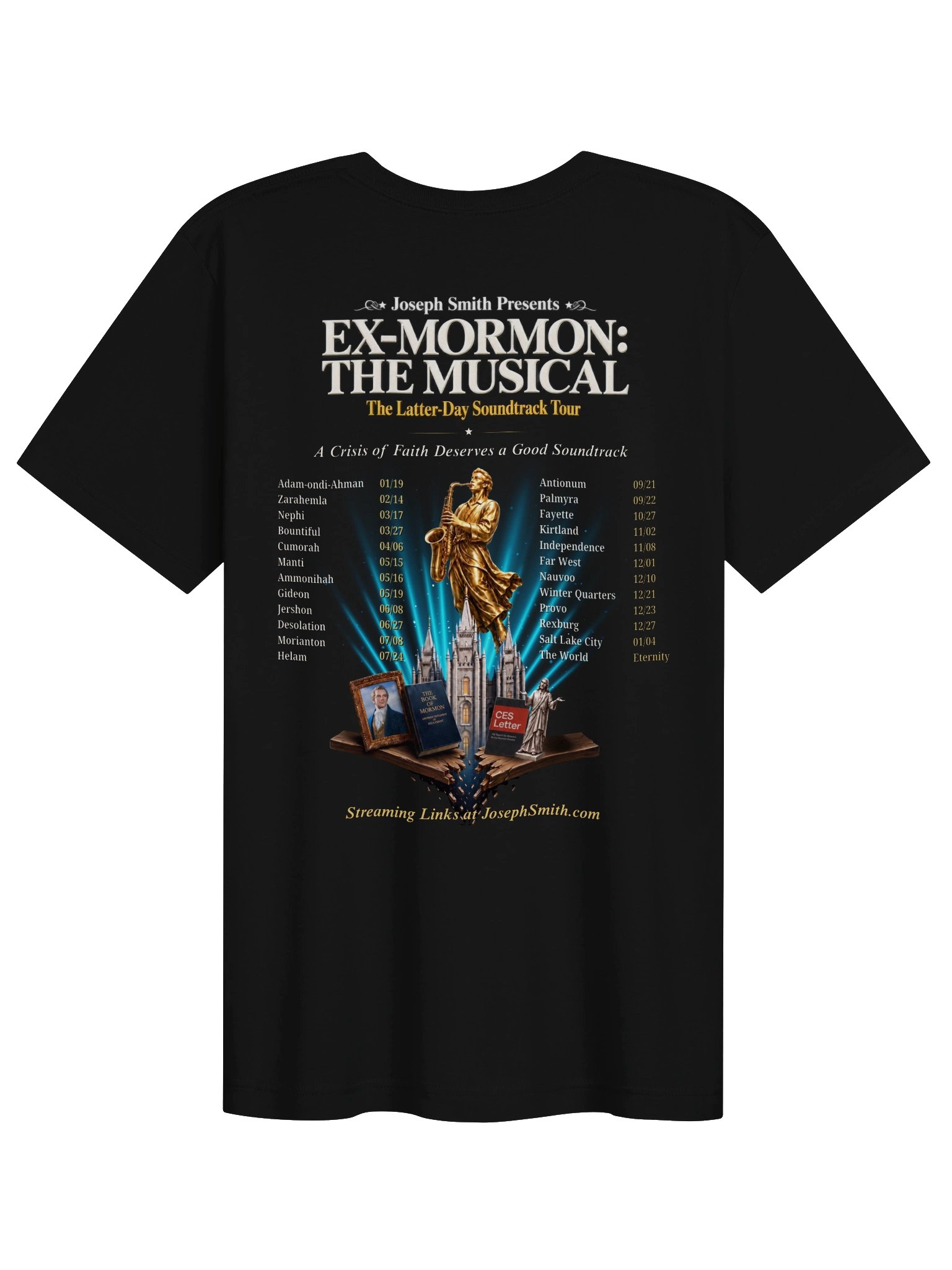 Ex-Mormon: The Musical Soundtrack Tour Shirt product image (3)