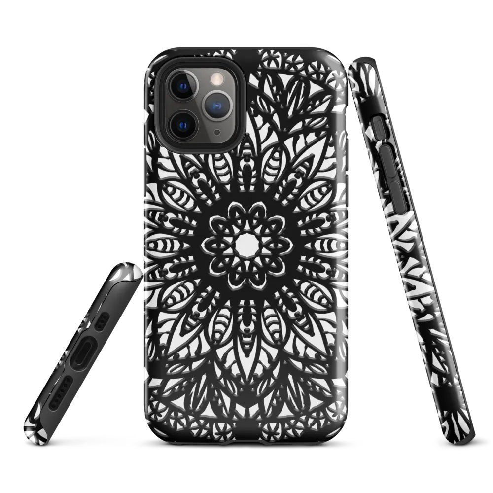 Monochrome Mandala Phone case product image (4)
