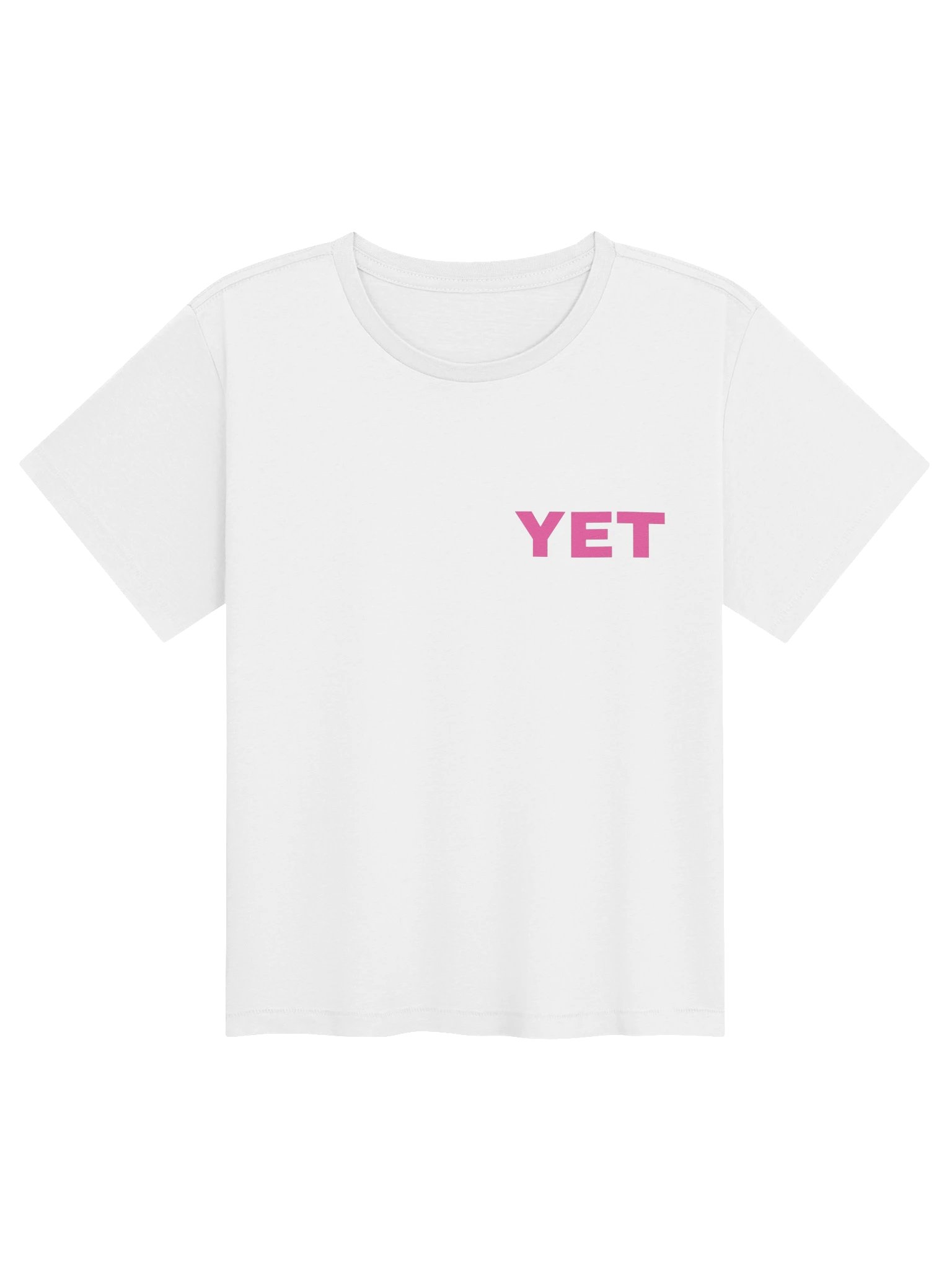 No ShopCo Cotton Heritage Women's High-Waisted Pink Yet Tee product image (1)