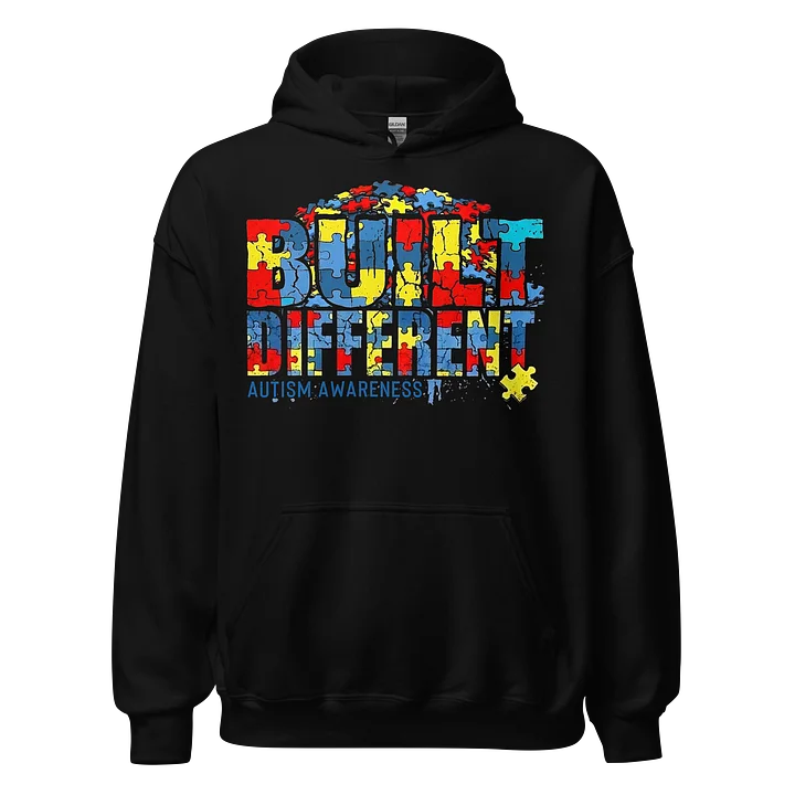 Built Different: Autism Awareness Hoodie product image (1)