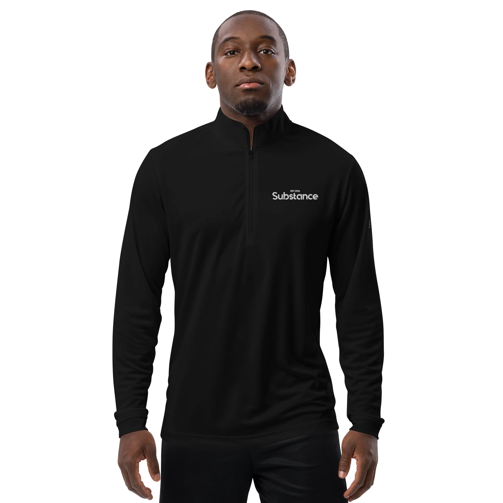 Substance x Adidas 3/4 Zip Performance Top product image (2)