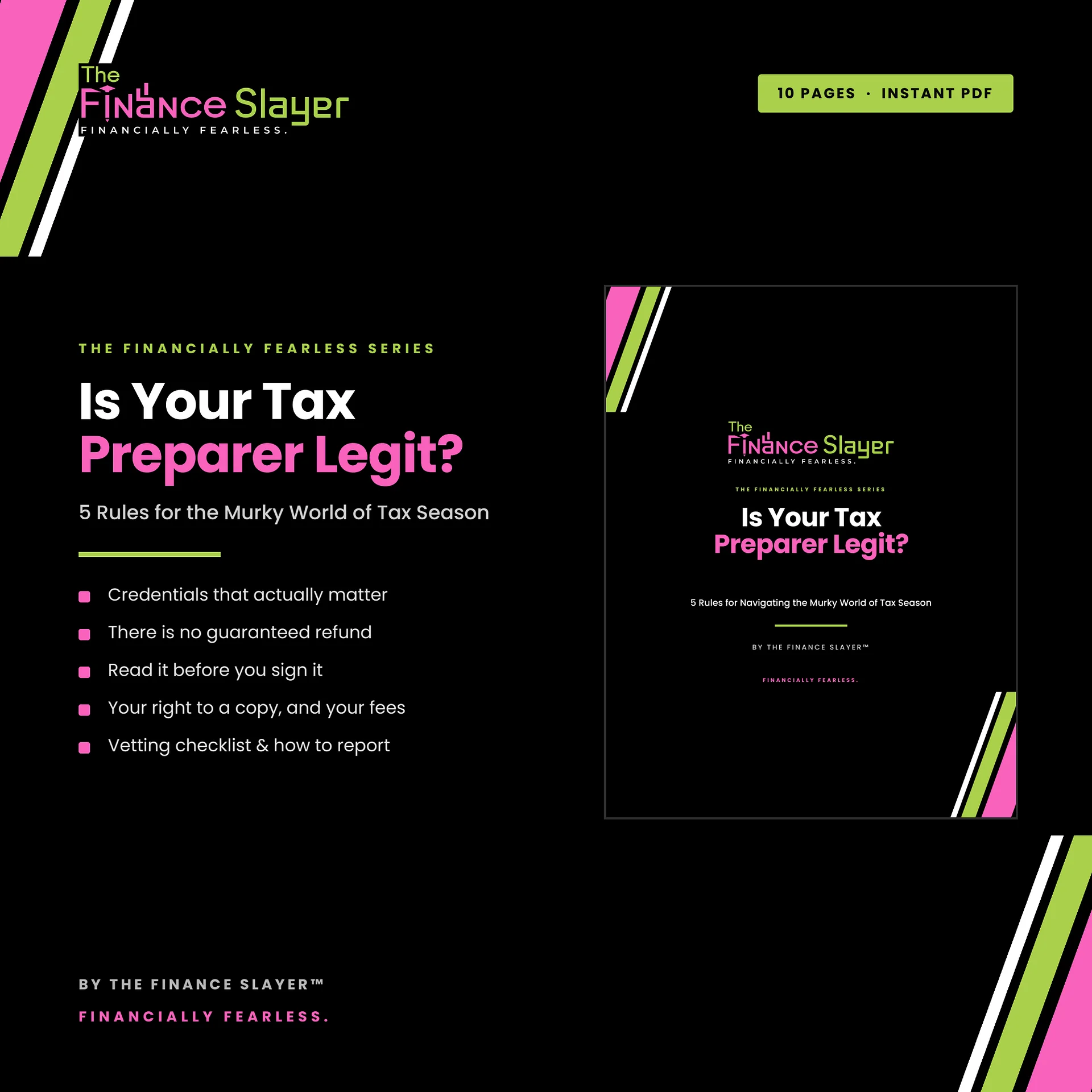 Is Your Tax Preparer Legit? 5 Rules for Navigating the Murky World of Tax Season product image (2)