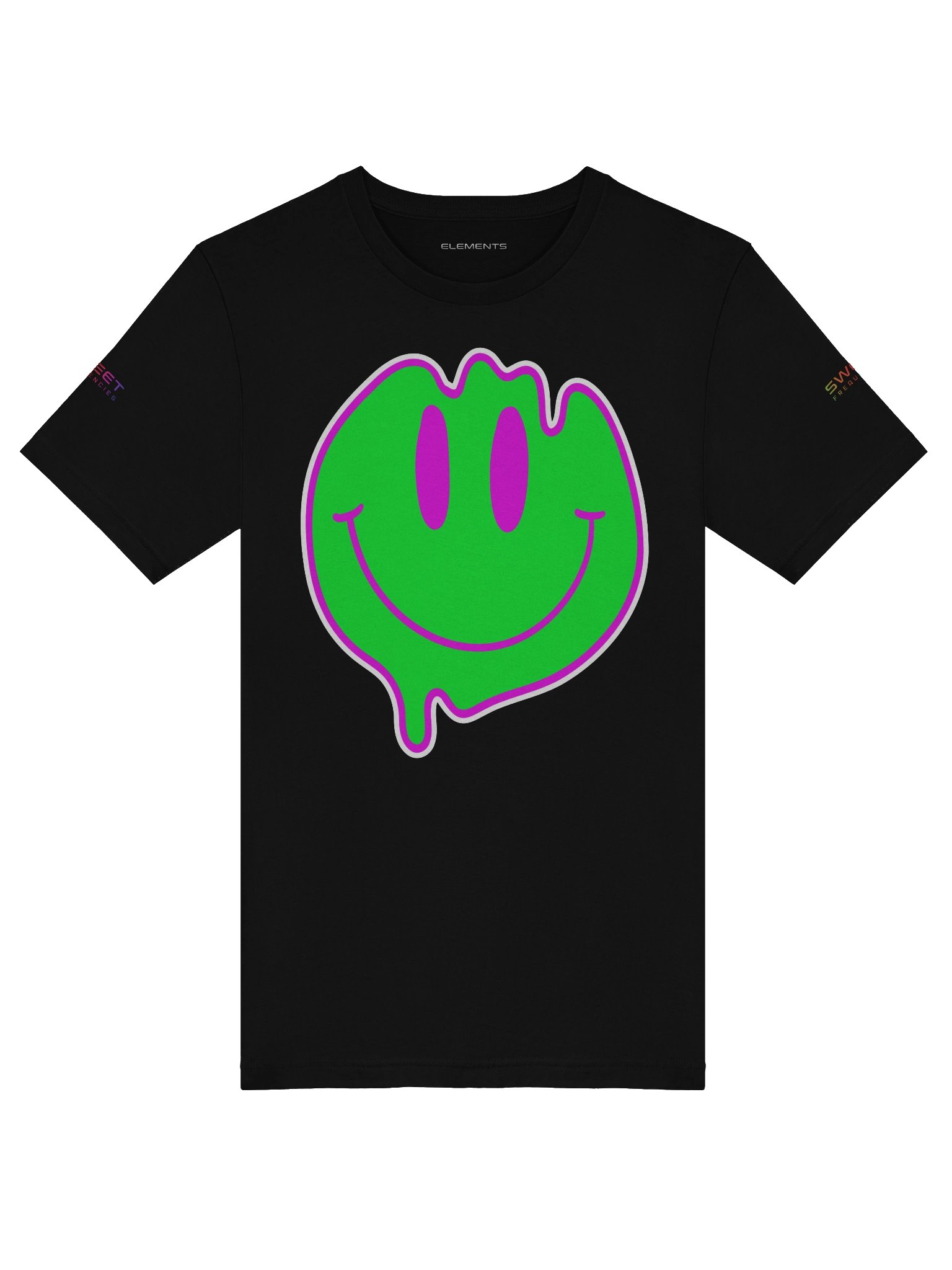 Neon Melt Smiley Soft Cotton Tee product image (5)