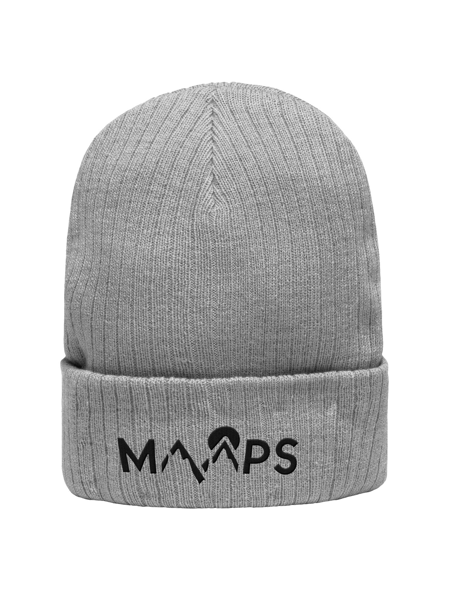 Ribbed MAAPS Beanie - Black Logo product image (19)