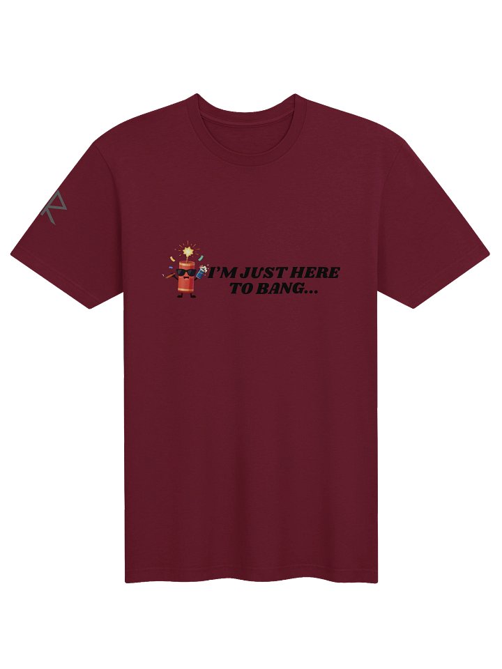 Just Here To Bang Black Shirt product image (5)